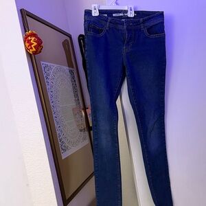 Mossimo Supply Co. Women's Skinny Jeans - Deep Blue
